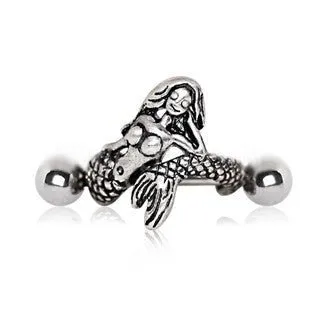 316L Stainless Steel Mermaid Cartilage Cuff Earring