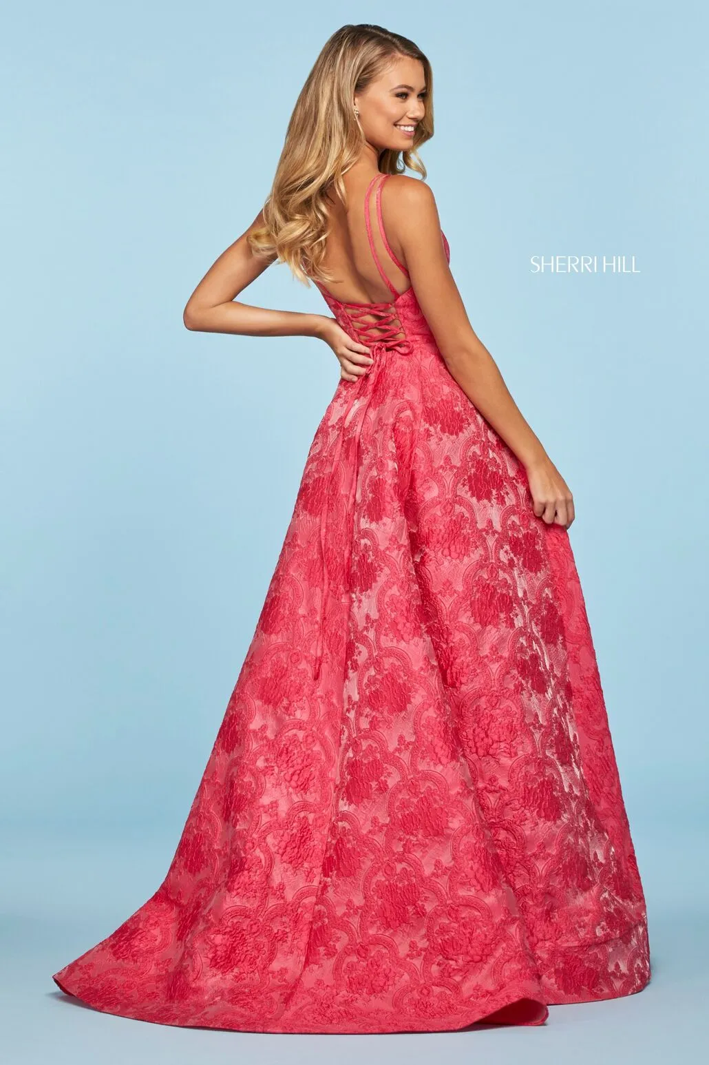 53378 Prom Dress Fuchsia