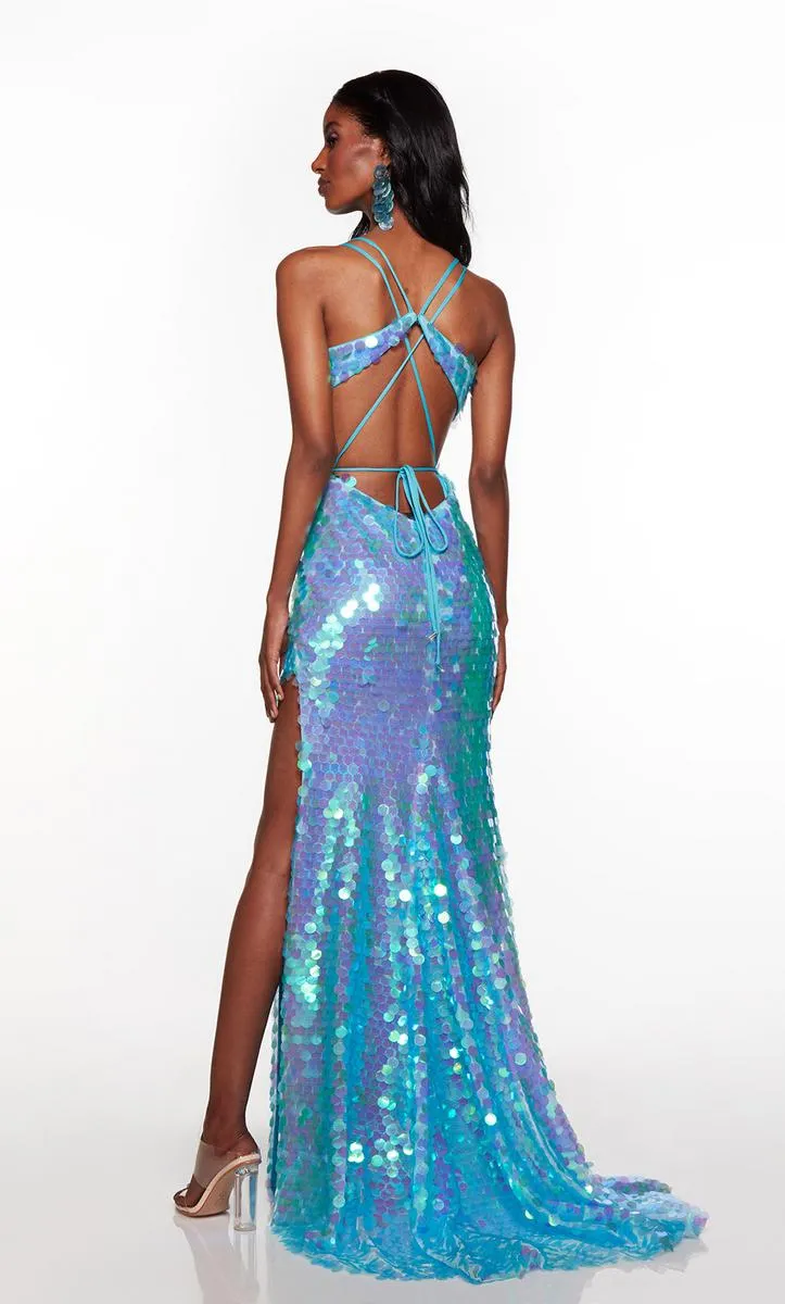 Alyce Open Back Long Prom Dress 61468