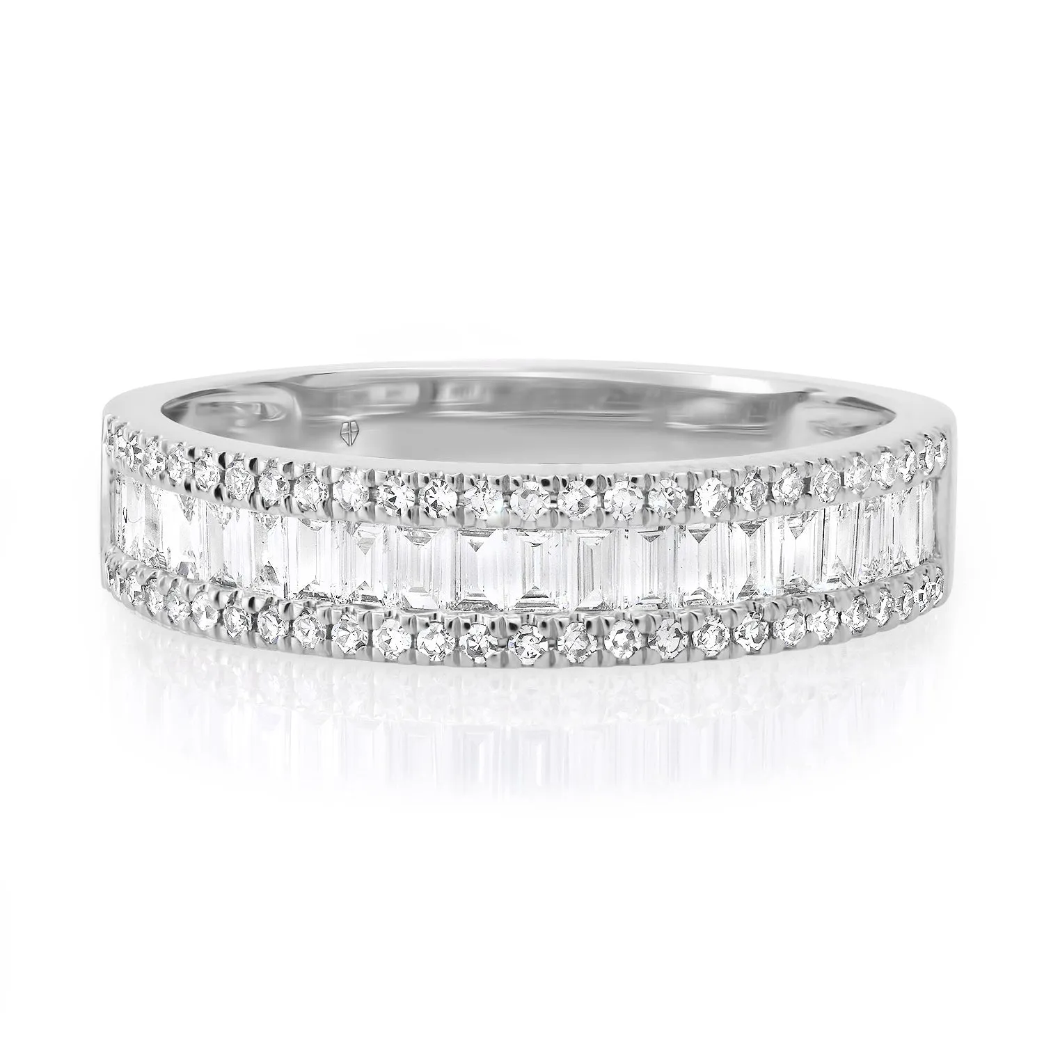 Baguette Bombshell Diamond Stacking Ring