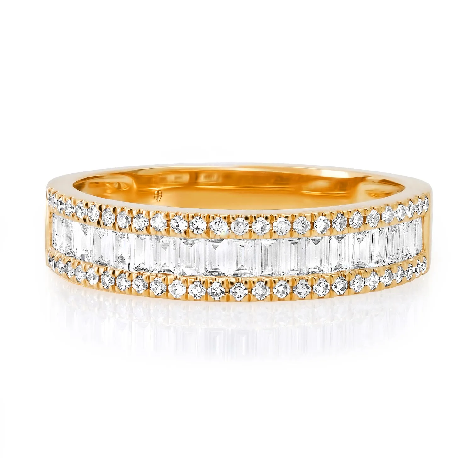 Baguette Bombshell Diamond Stacking Ring