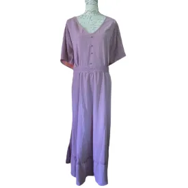 Bloomchic Purple V Neck Plus Size Dress Size 22-24