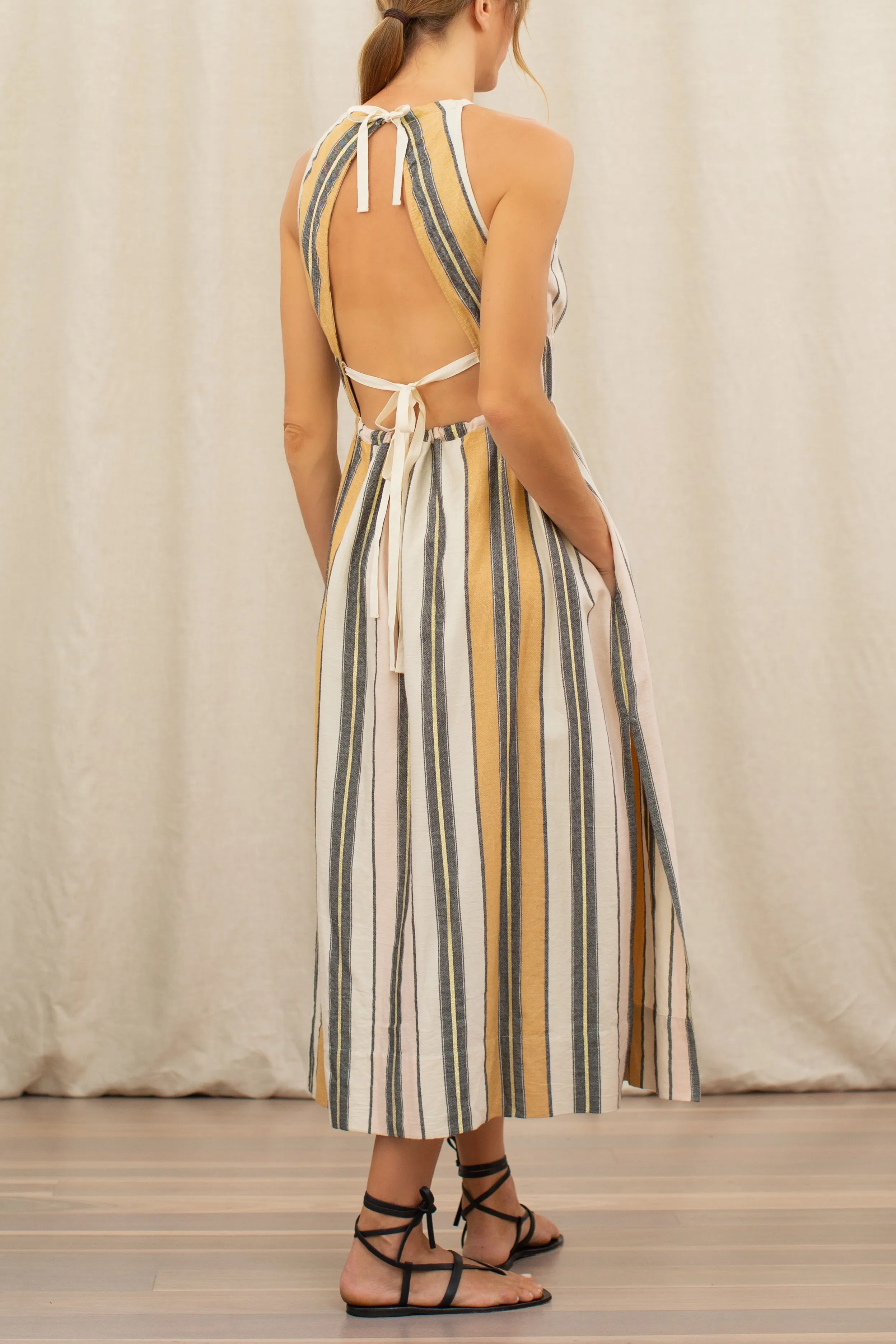 Eros Backless Halter Dress