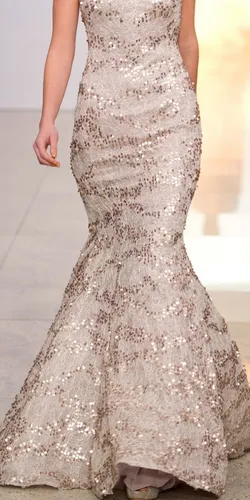 Sequin Fishtail Gown